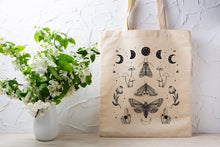 Load image into Gallery viewer, Mystical Moth Tote Bag
