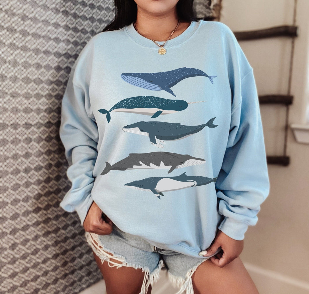 Ocean Whales Sweatshirt