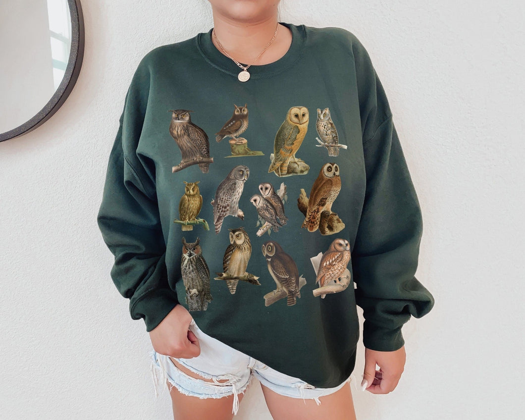 Owls of the World Sweatshirt