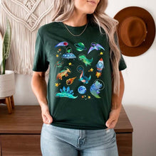 Load image into Gallery viewer, Space Dinosaur Shirt - Tiny Beast Designs
