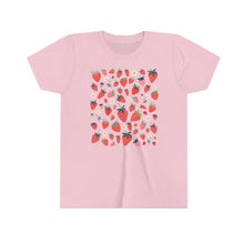 Load image into Gallery viewer, Strawberry Fields Youth Shirt - Tiny Beast Designs
