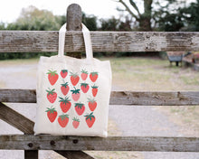 Load image into Gallery viewer, Strawberry Harvest Tote Bag
