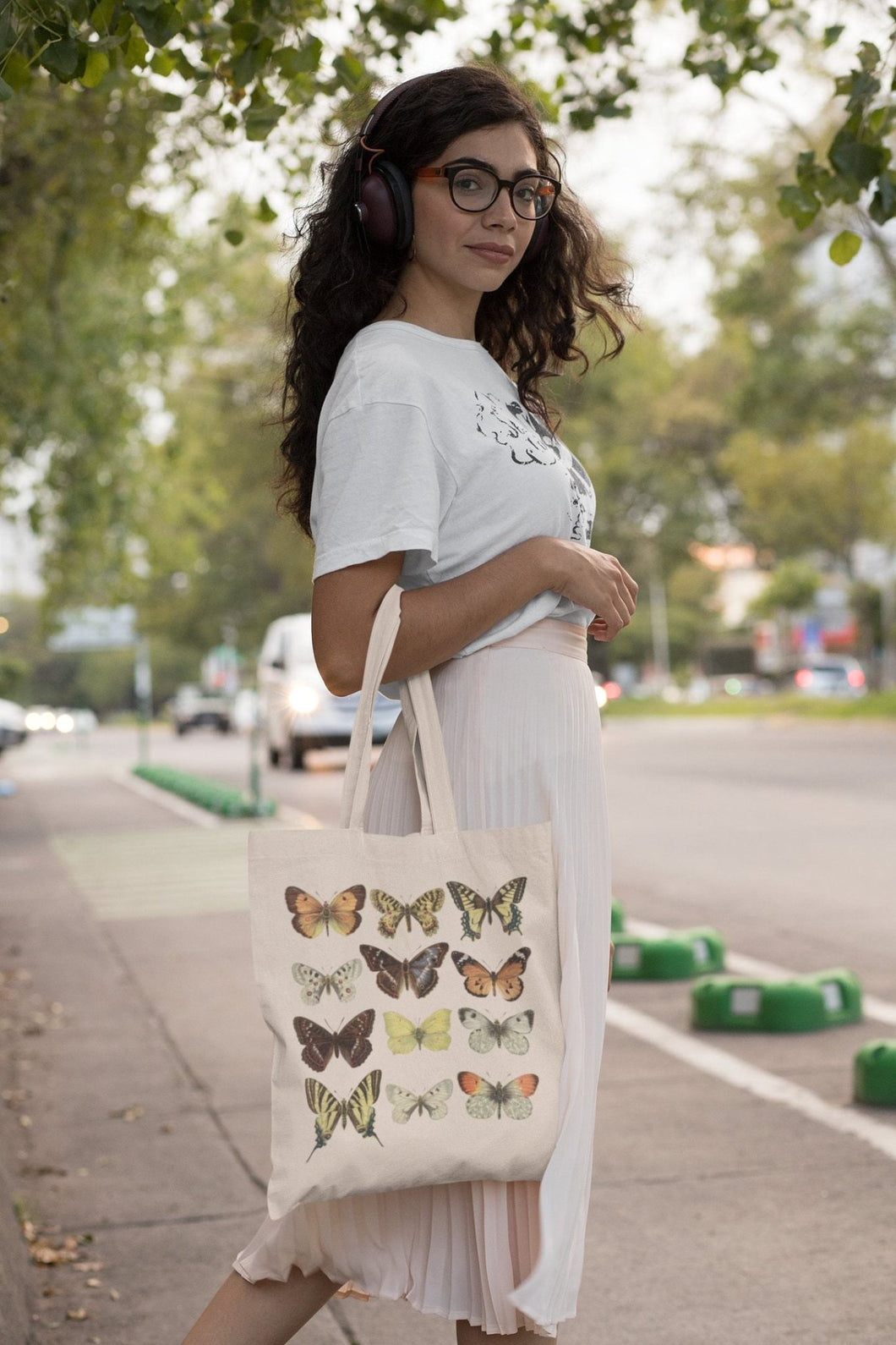Butterfly Print Tote