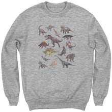 Load image into Gallery viewer, Youth Dinosaur Roar Sweatshirt - Tiny Beast Designs
