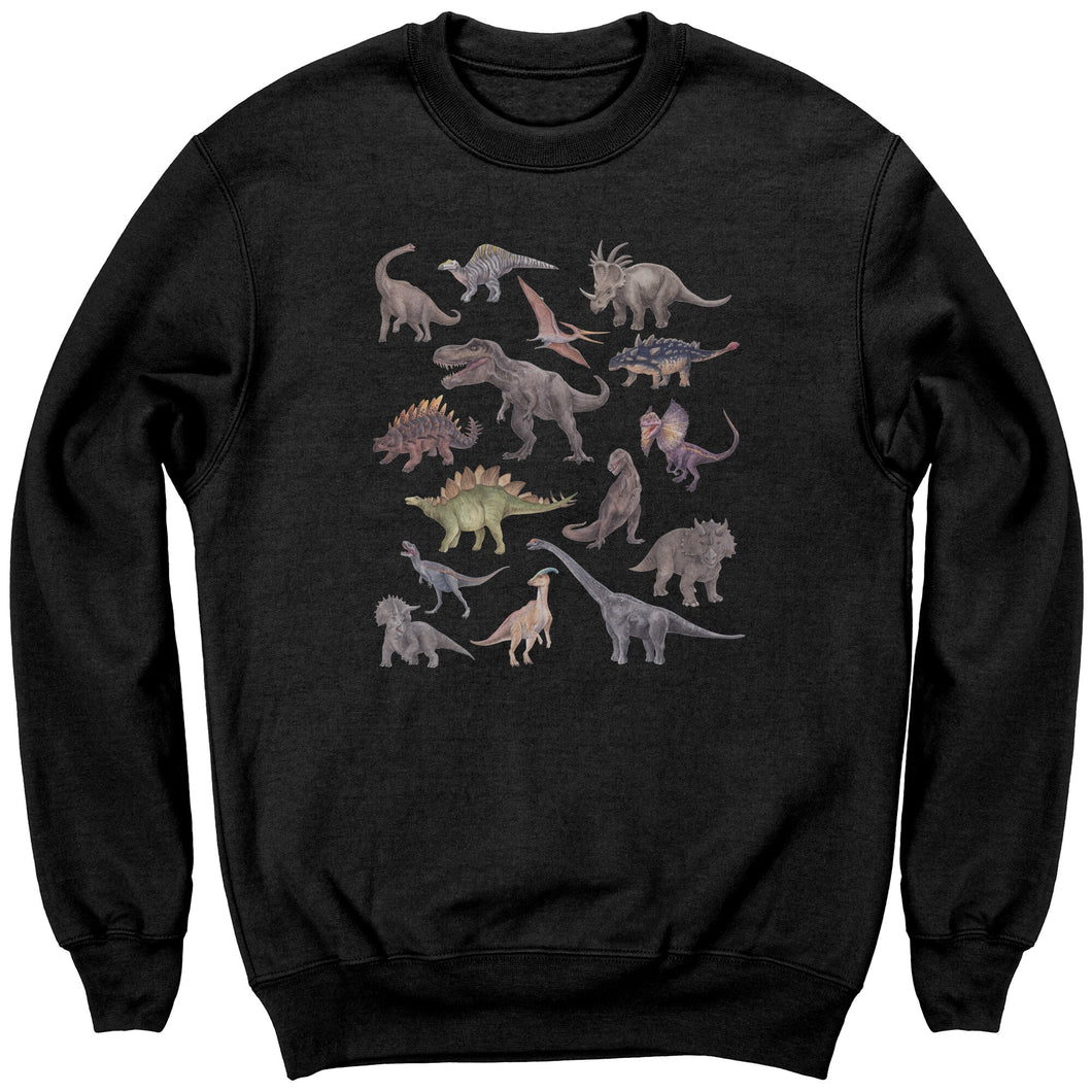 Youth Dinosaur Roar Sweatshirt - Tiny Beast Designs